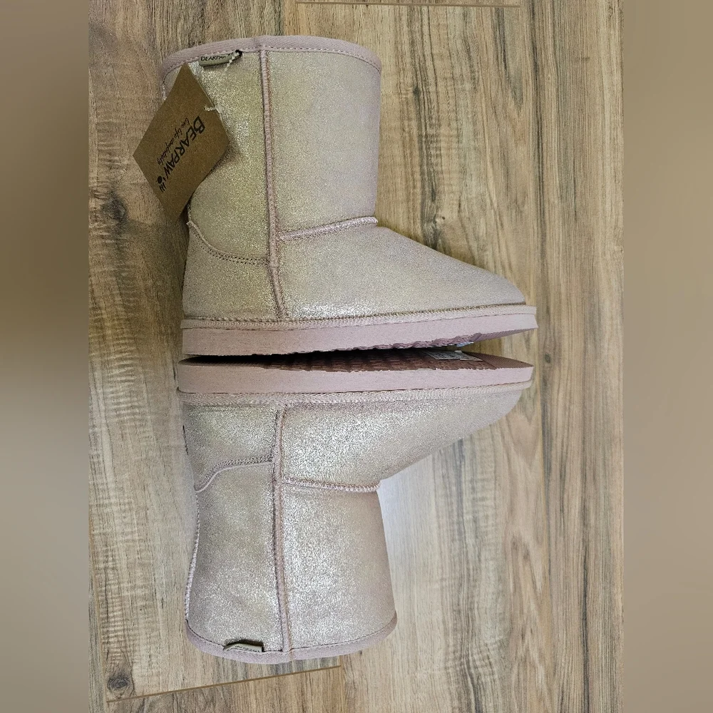 New BearPaw Elle Exotic Youth Pink Glitter, size US 5 - Picture 11 of 14